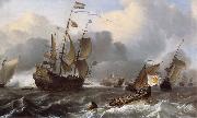 Ludolf Backhuysen Detail of THe Eendracht and a Fleet of Dutch Men-of-War china oil painting artist